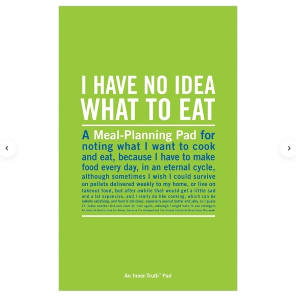 Knock Knock I Have No Idea What to Eat Meal Planning Pad - Picture 2 of 7